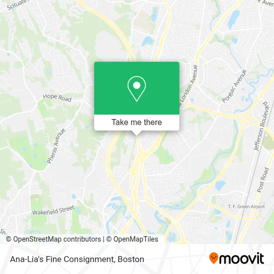 Ana-Lia's Fine Consignment map