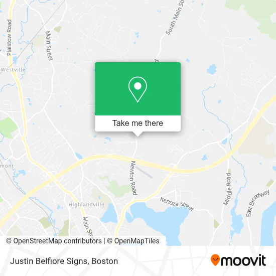 Justin Belfiore Signs map