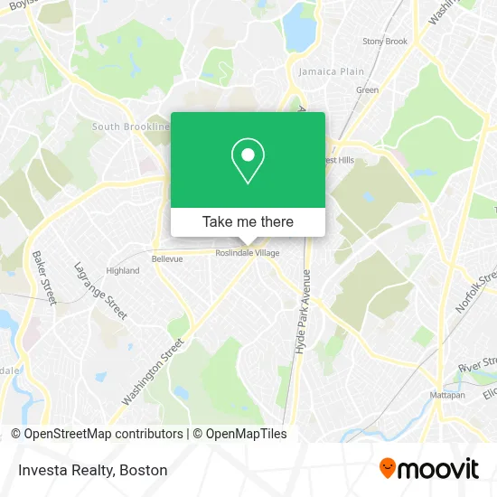 Investa Realty map