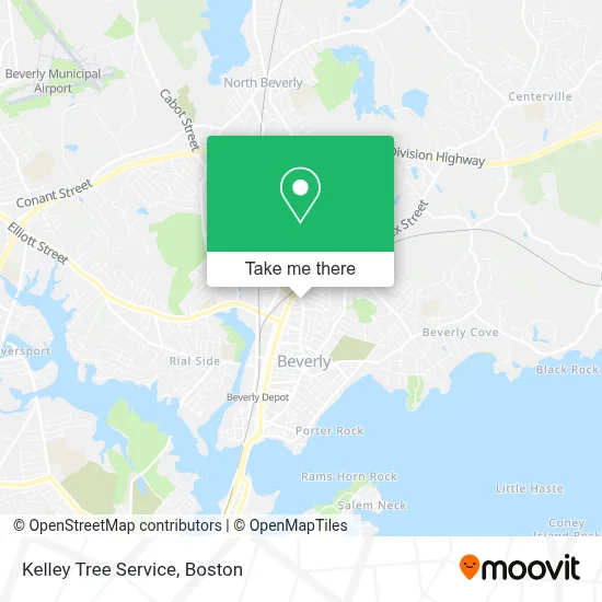 Kelley Tree Service map