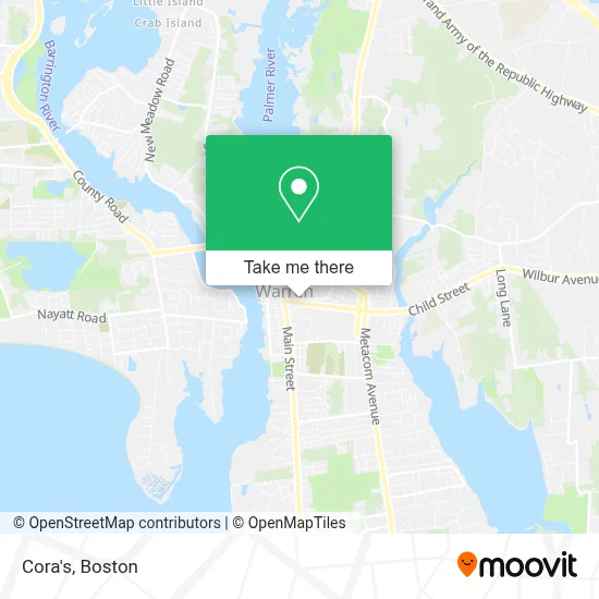 Cora's map