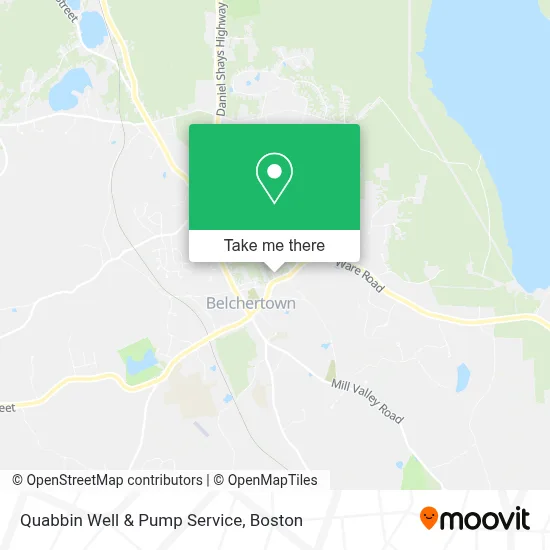 Quabbin Well & Pump Service map
