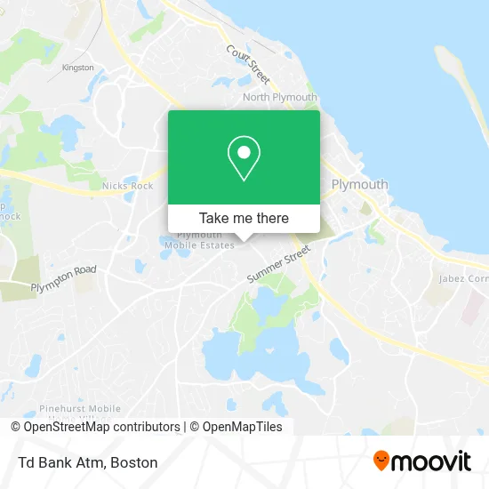 Td Bank Atm map