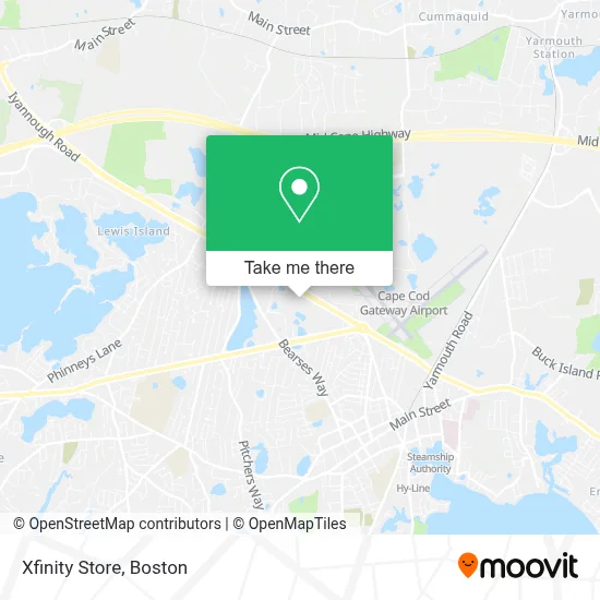 Xfinity Store map