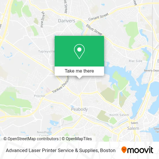 Advanced Laser Printer Service & Supplies map