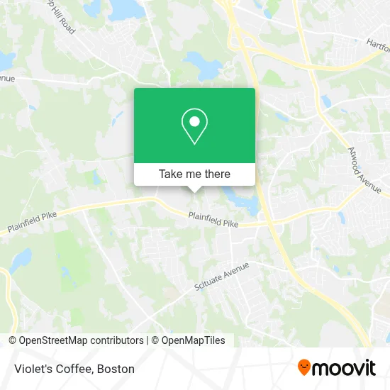Violet's Coffee map
