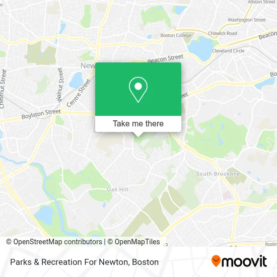 Parks & Recreation For Newton map