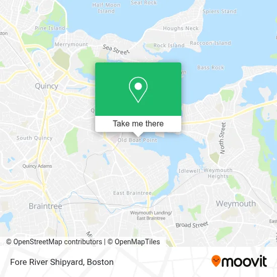 Fore River Shipyard map