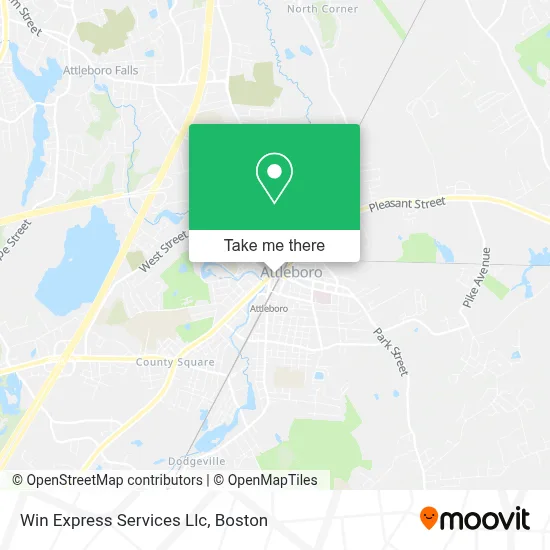 Win Express Services Llc map