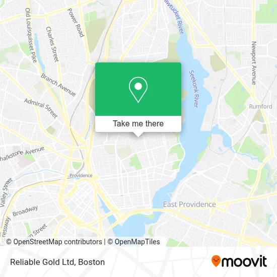 Reliable Gold Ltd map