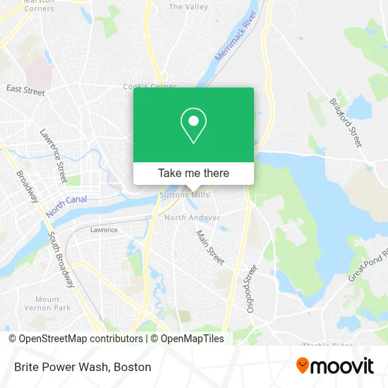 Brite Power Wash map