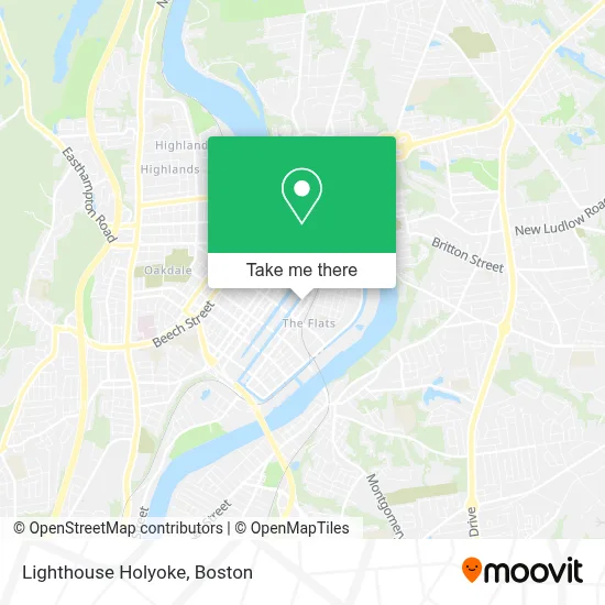 Lighthouse Holyoke map