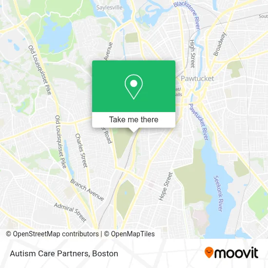 Autism Care Partners map