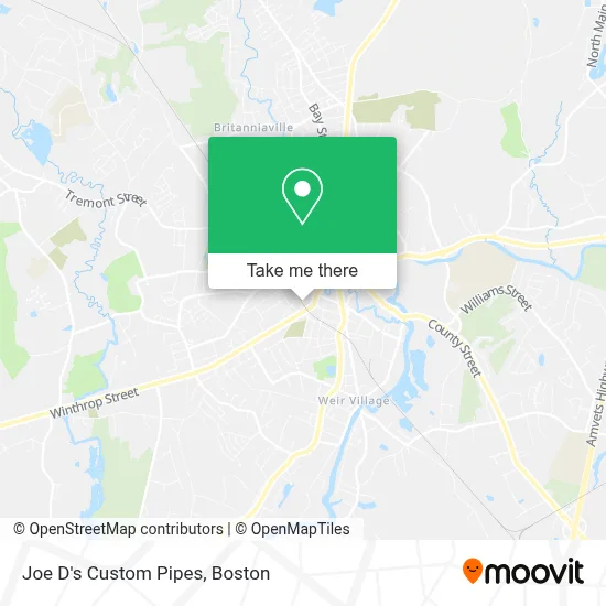 Joe D's Custom Pipes map