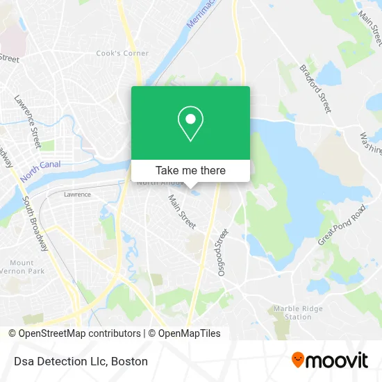 Dsa Detection Llc map