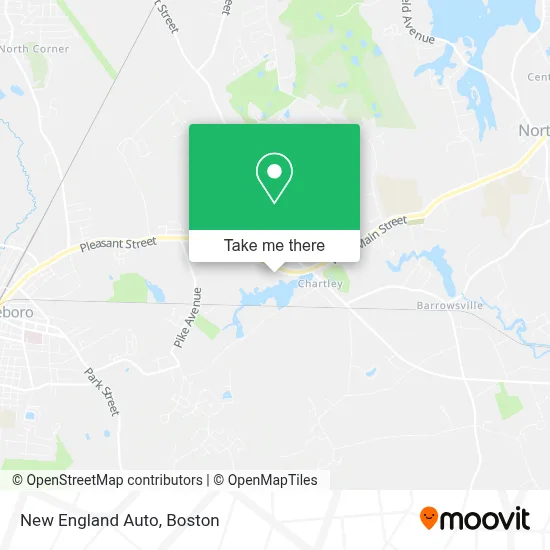 New England Auto map