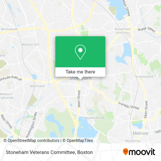 Stoneham Veterans Committee map