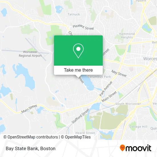 Bay State Bank map