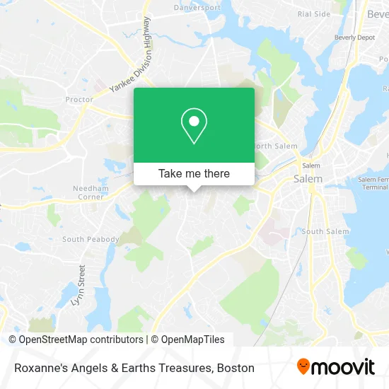 Roxanne's Angels & Earths Treasures map