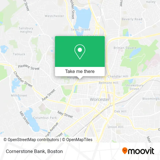 Cornerstone Bank map