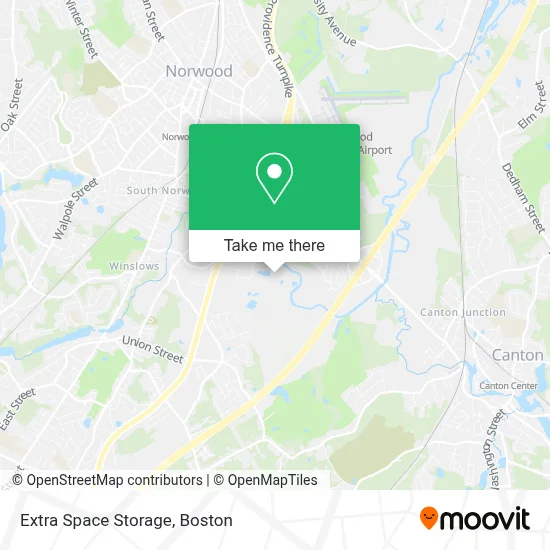 Extra Space Storage map