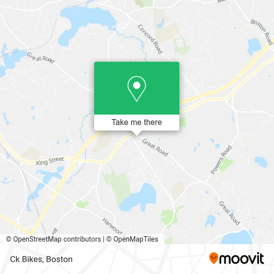 Ck Bikes map