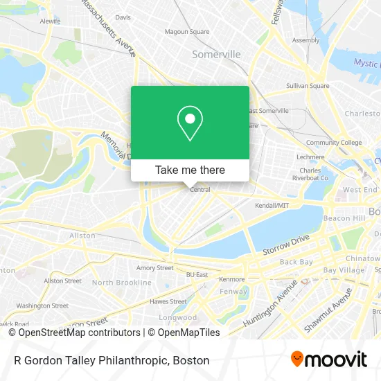 R Gordon Talley Philanthropic map