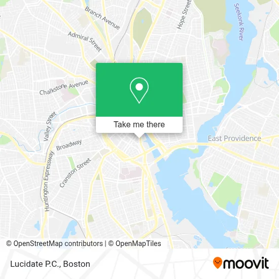 Lucidate P.C. map