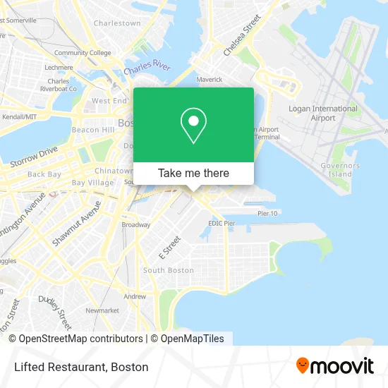Lifted Restaurant map