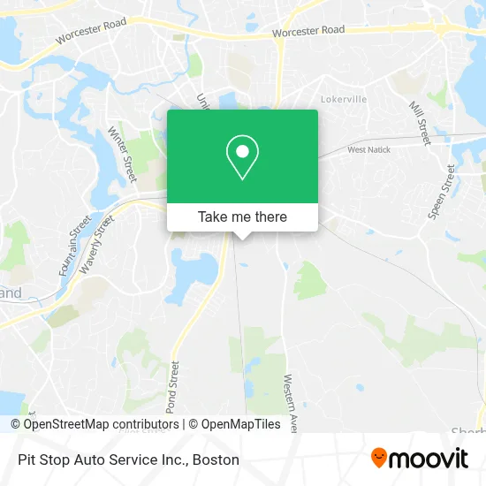 Pit Stop Auto Service Inc. map