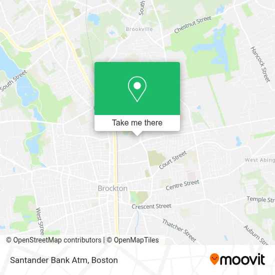 Santander Bank Atm map