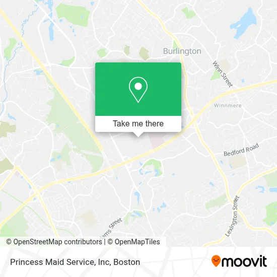 Princess Maid Service, Inc map