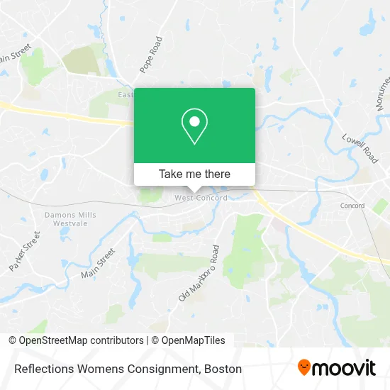 Reflections Womens Consignment map