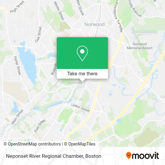 Neponset River Regional Chamber map
