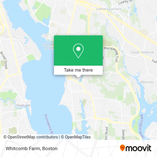 Whitcomb Farm map