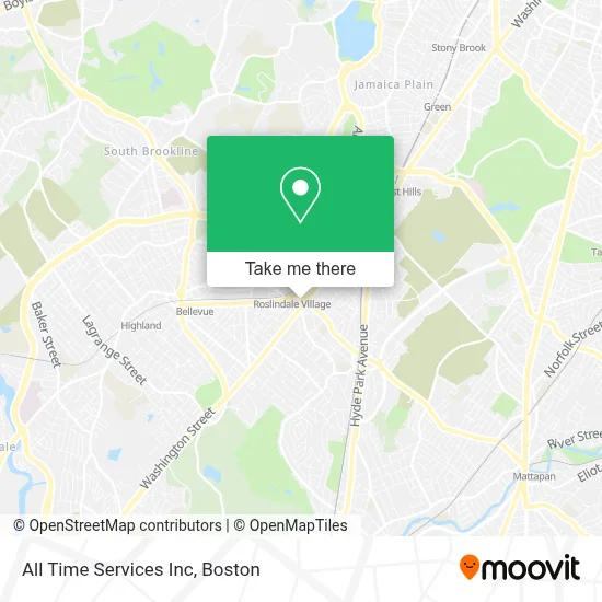 All Time Services Inc map
