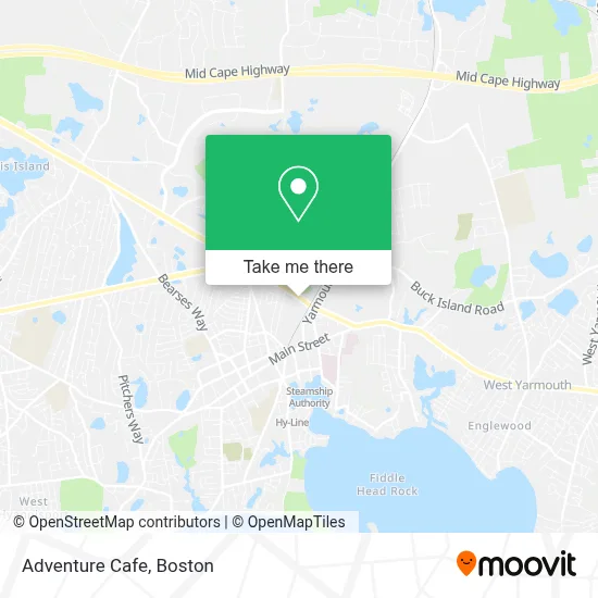 Adventure Cafe map