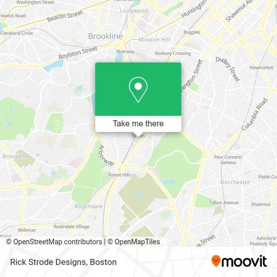 Rick Strode Designs map