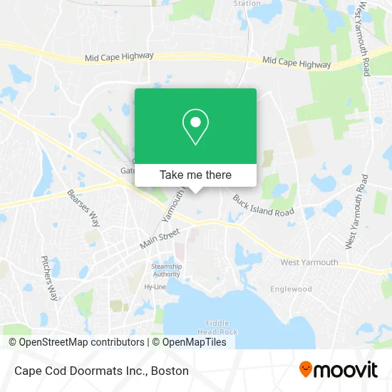 Cape Cod Doormats Inc. map