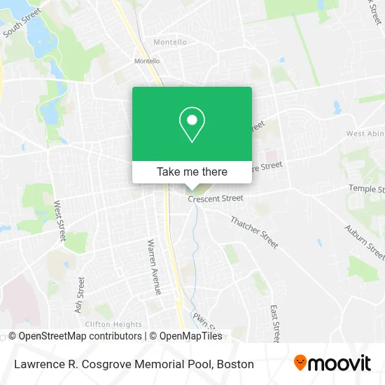 Lawrence R. Cosgrove Memorial Pool map