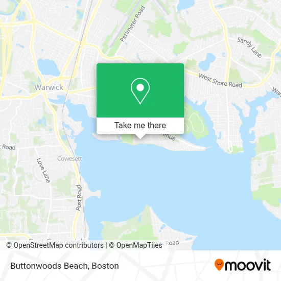 Buttonwoods Beach map