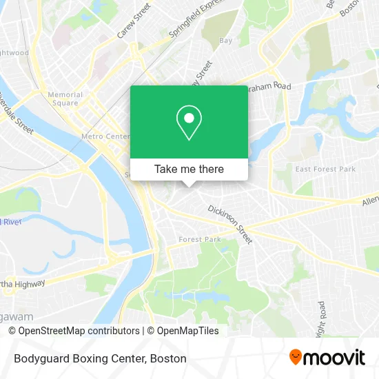 Bodyguard Boxing Center map