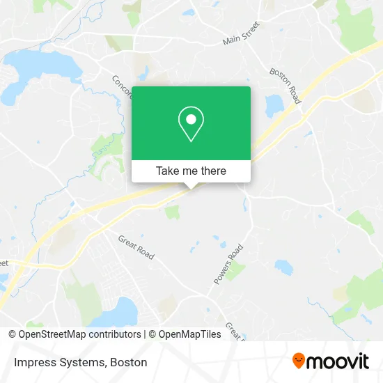 Impress Systems map