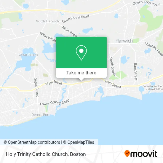 Holy Trinity Catholic Church map