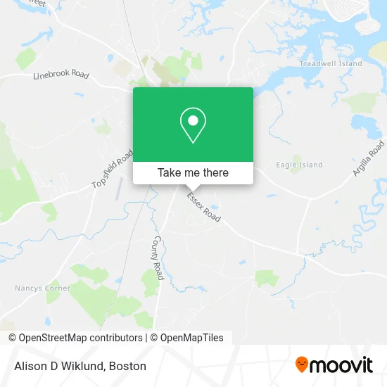 Alison D Wiklund map