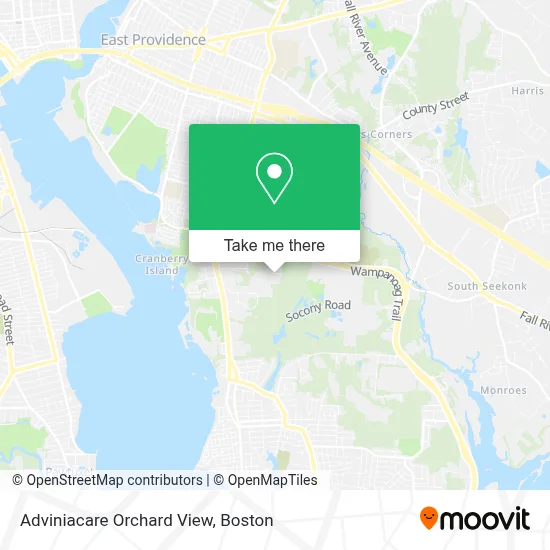 Adviniacare Orchard View map