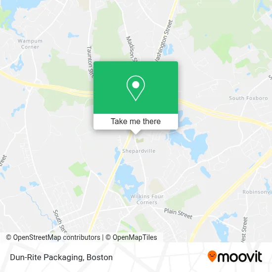 Dun-Rite Packaging map