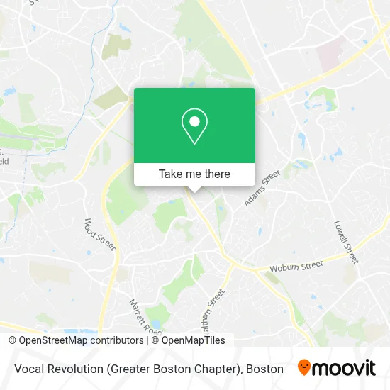 Vocal Revolution (Greater Boston Chapter) map