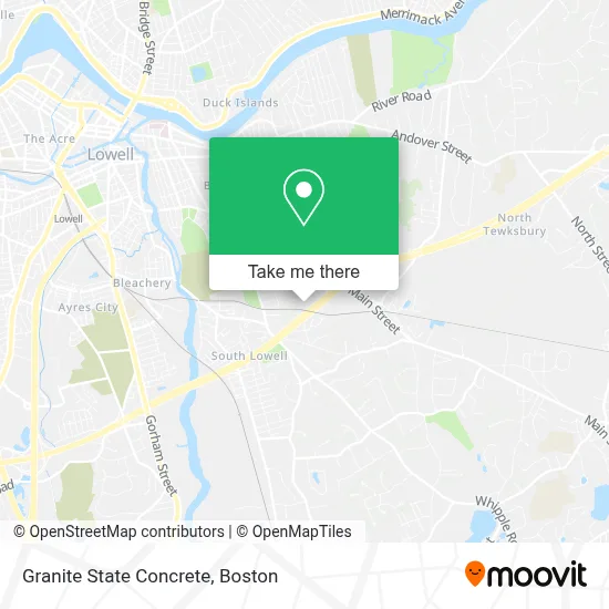 Granite State Concrete map