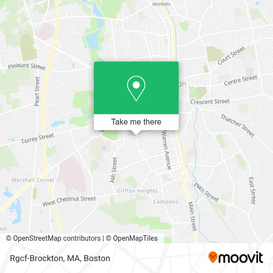 Rgcf-Brockton, MA map
